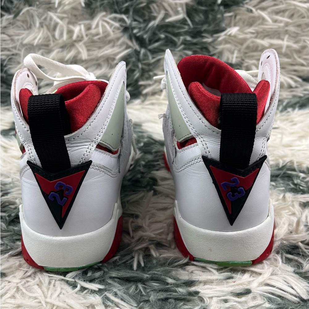 Air Jordan Kids Boys Jordan 7 Retro 2015 Hare Sneakers Size 4.5Y 304774-125 - Picture 7 of 16